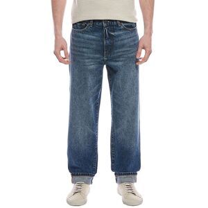 Dl1961 Mens Noah Alamo Cuffed Straight Jean, Blue